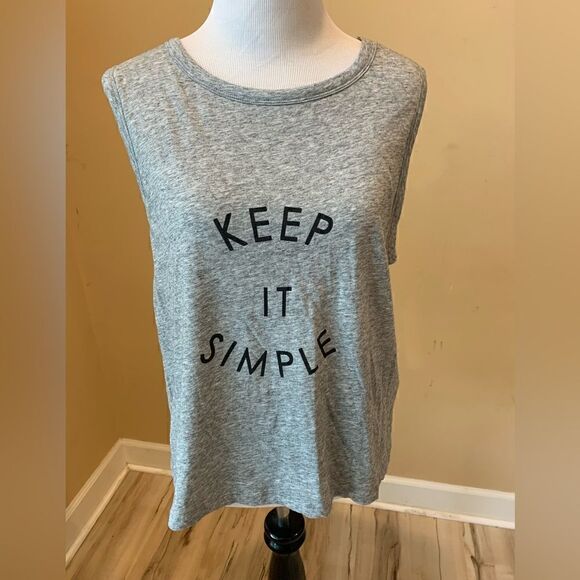Banana Republic Gray Keep It Simple Tank size M - Picture 1 of 5